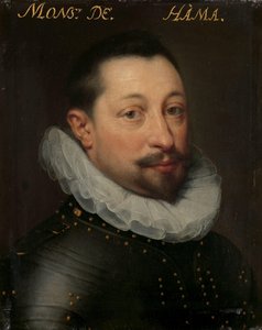 Porträt von Charles de Levin, Herr von Famars, Forimont und Lousart von Jan Antonisz van Ravesteyn (workshop of)