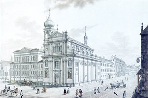 Kirche der Hibernianer (irische Franziskaner) und Hibernianer Straße