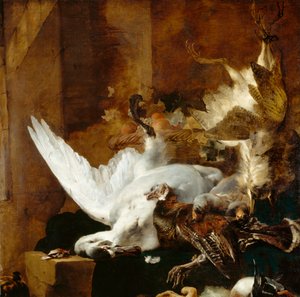 Stillleben mit einem toten Schwan, ca. 1651 von Jan Baptist Weenix