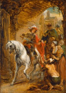 Sankt Martin teilt seinen Mantel, ca. 1640-1645