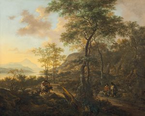 Italienische Abendlandschaft