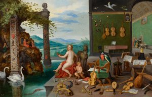 Allegorie des Hörens von Jan Brueghel the Younger
