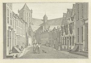 Ruine des Hauses von Lucas van Steveninck in Middelburg, 1787 von Jan Bulthuis (signed by artist)