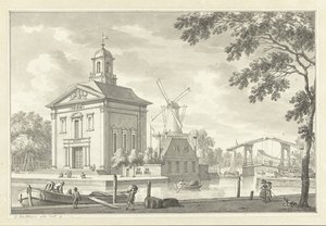 Die englische Kirche in Rotterdam von Jan Bulthuis