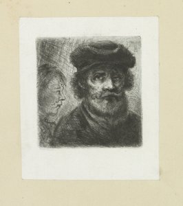 Junger Mann und bärtiger Mann von Jan Chalon