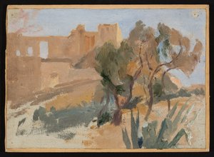 Athen - Propyläen auf der Akropolis. Aus einer Reise nach Griechenland