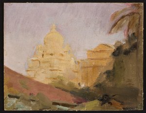Bombay - Tempel. Von der Reise nach Indien von Jan Ciągliński