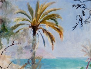 Giardino Garnier - Bordighera. Von einer Reise nach Italien von Jan Ciągliński