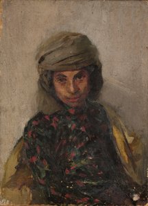 Porträt einer Jüdin. Von der Reise auf die Krim von Jan Ciągliński