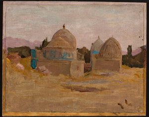 Samarkand - Schah-i-Sinda-Moschee. Von einer Reise nach Turkestan von Jan Ciągliński