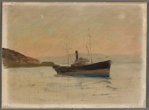 Schiff auf dem Schwarzen Meer. Von der Reise nach Konstantinopel von Jan Ciągliński