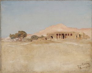 Tempel von Karnak - Luxor. Aus der Reise nach Ägypten von Jan Ciągliński