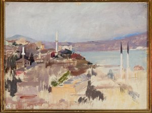 Ansicht des Bosporus. Von der Reise nach Konstantinopel von Jan Ciągliński