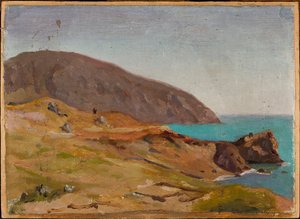 Blick auf das Meer. Von der Reise auf die Krim von Jan Ciągliński