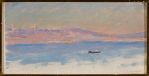 Blick auf Konstantinopel. Von der Reise nach Konstantinopel von Jan Ciągliński