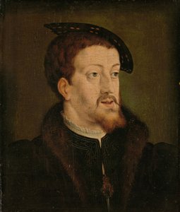 Porträt von Karl V., Heiliger Römischer Kaiser, ca. 1530 von Jan Cornelisz Vermeyen