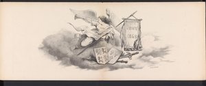 Maskerade van de Leidse studenten, 1865 von Jan Daniël Cornelis Carel Willem baron de Constant Rebecque
