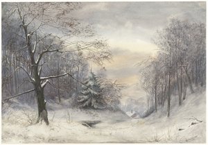 Winterlandschaft von Jan Daniël Cornelis Carel Willem baron de Constant Rebecque
