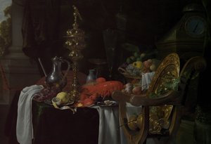 Stillleben: Eine Bankettszene, wahrscheinlich ca. 1640-41