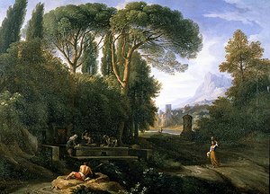 Klassische Landschaft von Jan Frans van Bloemen