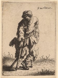 Bettler mit Holzbein, 1632 von Jan Georg van Vliet