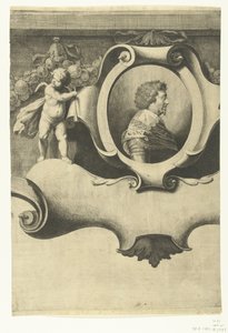 Belagerung von Breda (Blatt mit Porträt von Friedrich Heinrich), 1637