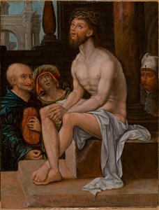 Christus auf dem kalten Stein von Jan Gossaert