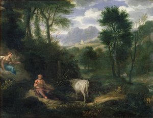 Zeus und Hera, spätes 17. Jahrhundert von Jan Gotlief Glauber Myrtill