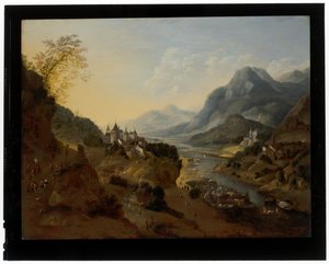 Flusslandschaft von Jan Griffier