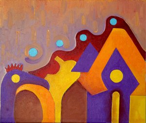Ein völlig unbekanntes Tier versucht, das Haus zu betreten, 2009 von Jan Groneberg