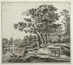 Die vier Bäume von Jan Hackaert