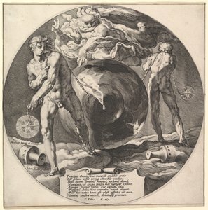 Gott erschafft Himmel und Erde, aus Die Schöpfung der Welt