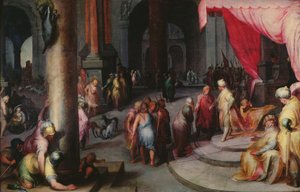 Joseph stellt seinen Vater und seine Brüder dem Pharao vor, ca. 1590
