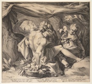 Lot und seine Töchter von Jan Harmensz. Muller
