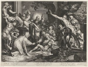 Auferweckung des Lazarus von Jan Harmensz. Muller