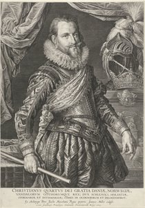 Porträt von König Christian IV. von Dänemark und Norwegen von Jan Harmensz. Muller