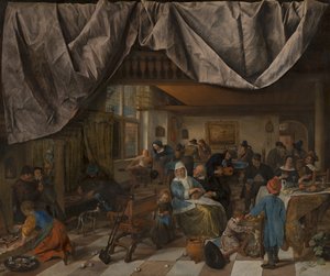 Das Leben des Menschen, ca. 1665 von Jan Havicksz. Steen