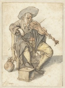 Singender Geigenspieler