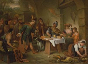 Manius Curius Dentatus und die samnitischen Gesandten von Jan Havickszoon Steen