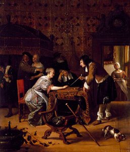 Trick-Track spielen, 1667