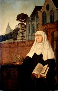 Heilige Elisabeth von Portugal, bekannt als Heilige Isabella von Aragon (Detail)