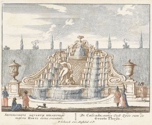 Brunnen im Garten des Palastes Het Loo, 1694-97 von Jan I van Call