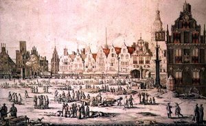 Blick auf Nijmegen von Jan I van Call