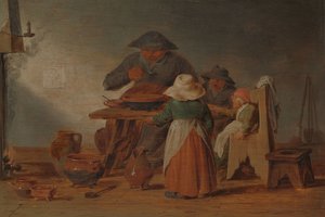 Bauernmahlzeit von Jan Jansz (1599-1649) Buesem