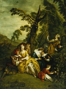 Ein ländliches Fest, 1756 von Jan Josef the Elder Horemans