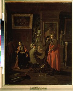 Das Atelier des Malers von Jan Josef the Elder Horemans