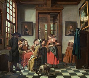 Kartenspiel von Jan Josef the Younger Horemans
