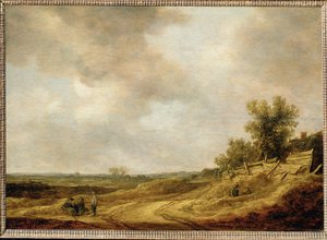 Flache Landschaft von Jan Josephsz van Goyen