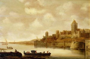 Ansicht von Nijmegen, Niederlande nach 1643 von Jan Josephsz van Goyen