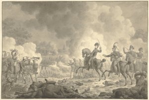 Kronprinz Wilhelm Friedrich Georg Ludwig bei der Schlacht von Waterloo und Fleurus